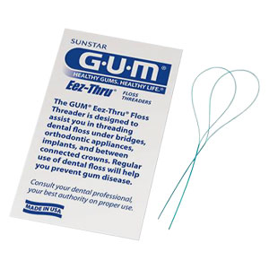 GUM Eez-Thru Floss Threaders - SKU 840 - 500ct